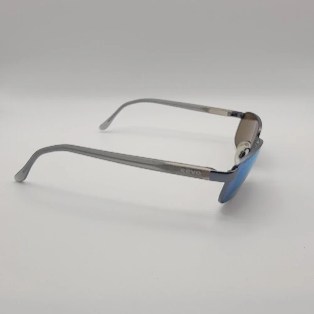 Revo 3005 084-S/62 Sunglasses Men 54mm Gunmetal Blue Water Polarized Italy Metal